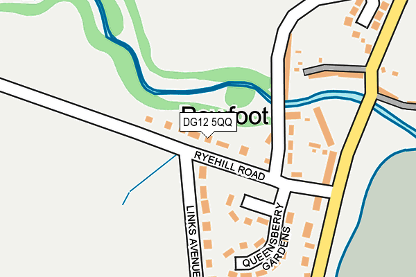 DG12 5QQ map - OS OpenMap – Local (Ordnance Survey)