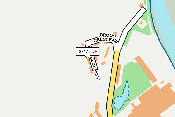DG12 5QR map - OS OpenMap – Local (Ordnance Survey)