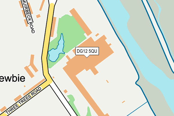 DG12 5QU map - OS OpenMap – Local (Ordnance Survey)