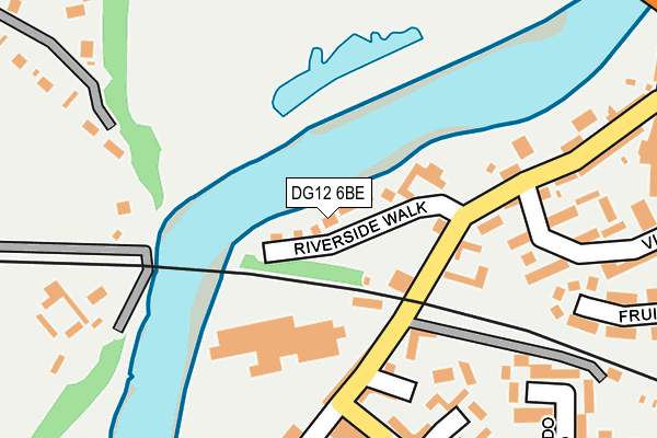 DG12 6BE map - OS OpenMap – Local (Ordnance Survey)