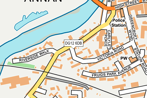 DG12 6DB map - OS OpenMap – Local (Ordnance Survey)