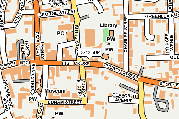 DG12 6DP map - OS OpenMap – Local (Ordnance Survey)