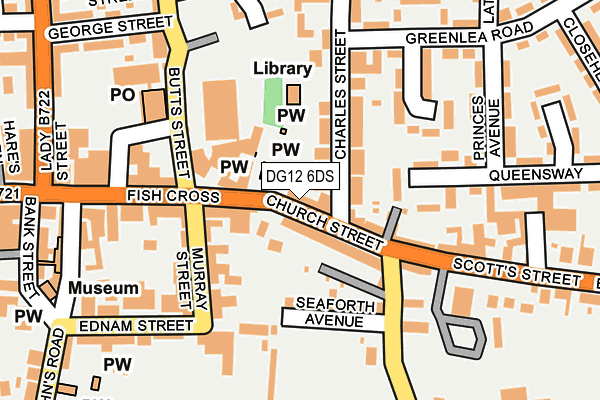 DG12 6DS map - OS OpenMap – Local (Ordnance Survey)