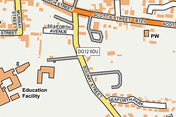 DG12 6DU map - OS OpenMap – Local (Ordnance Survey)