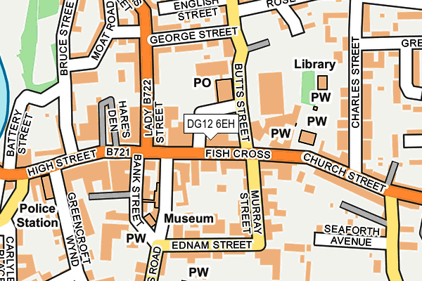 DG12 6EH map - OS OpenMap – Local (Ordnance Survey)