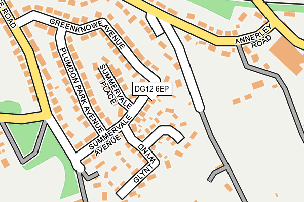 DG12 6EP map - OS OpenMap – Local (Ordnance Survey)