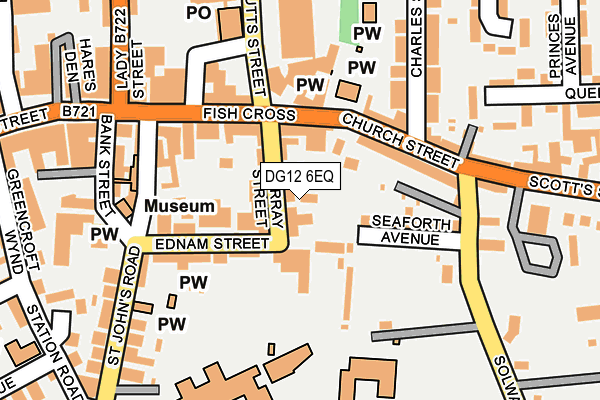 DG12 6EQ map - OS OpenMap – Local (Ordnance Survey)