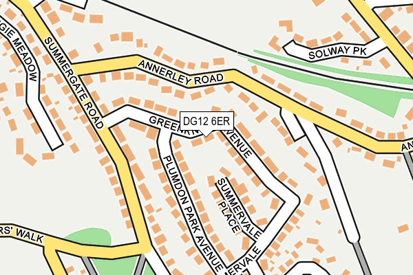 DG12 6ER map - OS OpenMap – Local (Ordnance Survey)