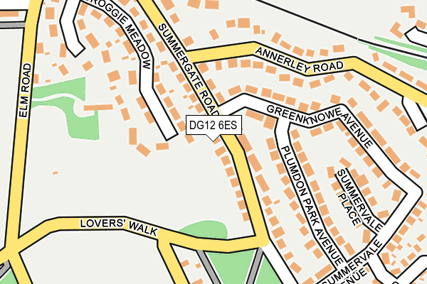 DG12 6ES map - OS OpenMap – Local (Ordnance Survey)