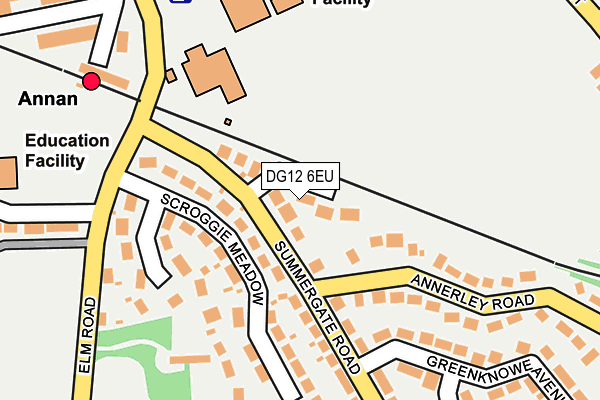 DG12 6EU map - OS OpenMap – Local (Ordnance Survey)