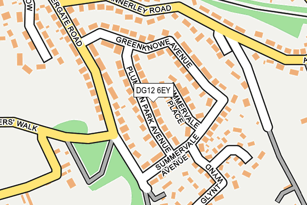 DG12 6EY map - OS OpenMap – Local (Ordnance Survey)
