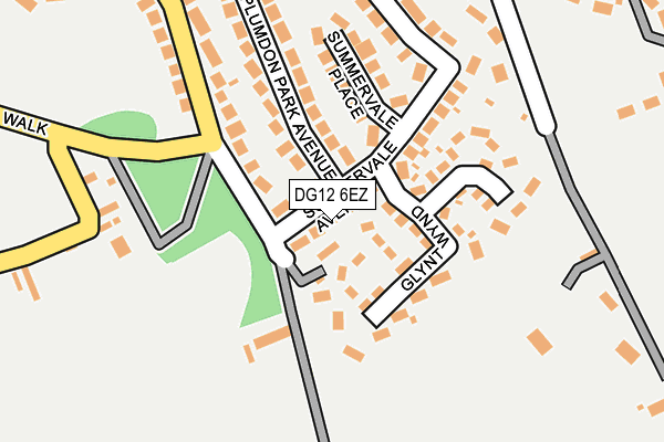 DG12 6EZ map - OS OpenMap – Local (Ordnance Survey)