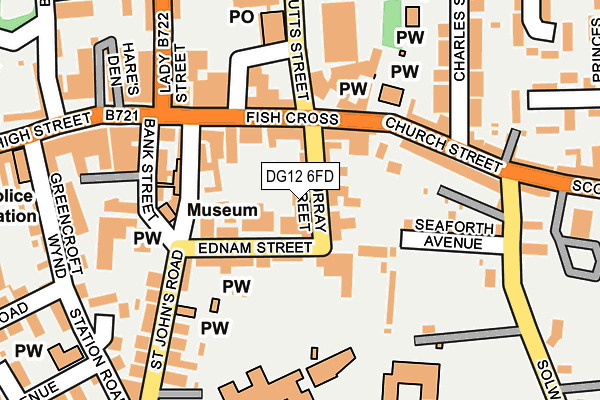 DG12 6FD map - OS OpenMap – Local (Ordnance Survey)