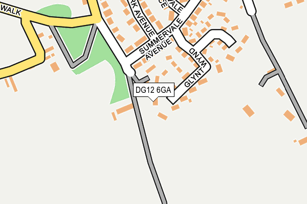 DG12 6GA map - OS OpenMap – Local (Ordnance Survey)