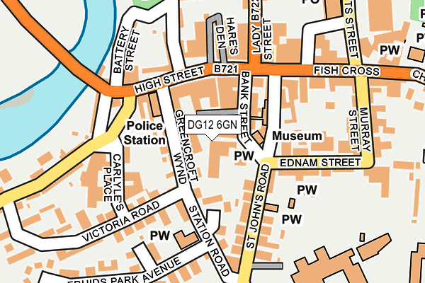 DG12 6GN map - OS OpenMap – Local (Ordnance Survey)