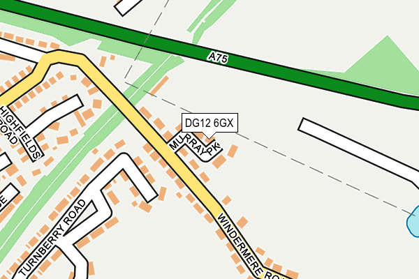 DG12 6GX map - OS OpenMap – Local (Ordnance Survey)