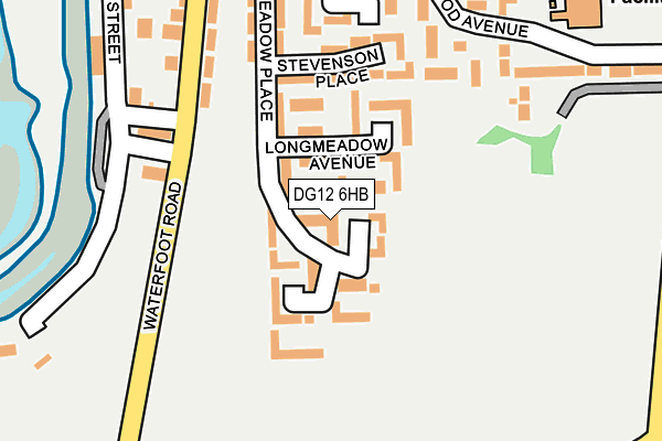 DG12 6HB map - OS OpenMap – Local (Ordnance Survey)
