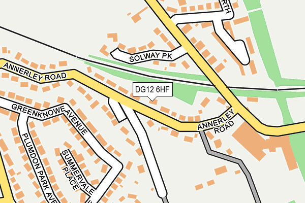 DG12 6HF map - OS OpenMap – Local (Ordnance Survey)