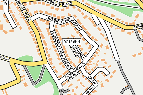 DG12 6HH map - OS OpenMap – Local (Ordnance Survey)