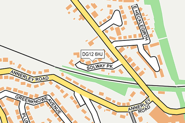 DG12 6HJ map - OS OpenMap – Local (Ordnance Survey)
