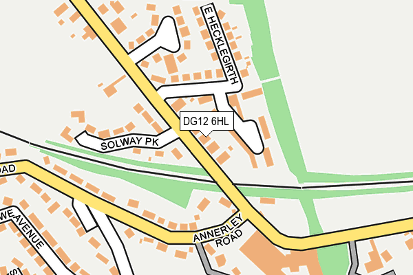 DG12 6HL map - OS OpenMap – Local (Ordnance Survey)