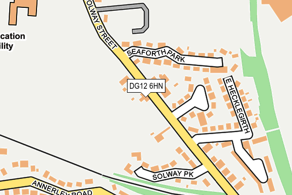 DG12 6HN map - OS OpenMap – Local (Ordnance Survey)