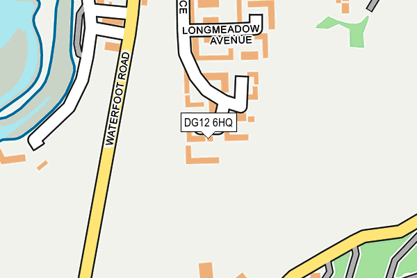 DG12 6HQ map - OS OpenMap – Local (Ordnance Survey)