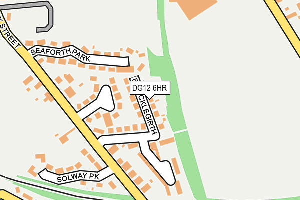 DG12 6HR map - OS OpenMap – Local (Ordnance Survey)