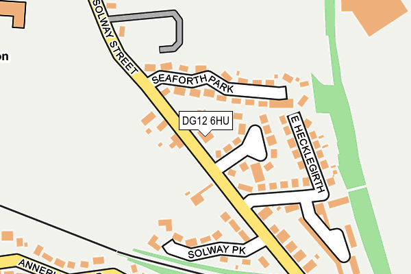 DG12 6HU map - OS OpenMap – Local (Ordnance Survey)