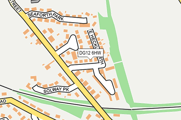 DG12 6HW map - OS OpenMap – Local (Ordnance Survey)
