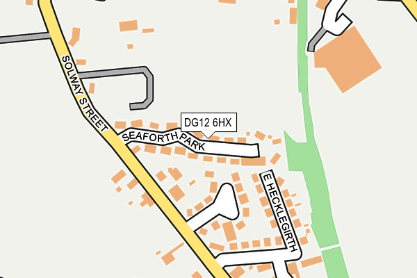 DG12 6HX map - OS OpenMap – Local (Ordnance Survey)