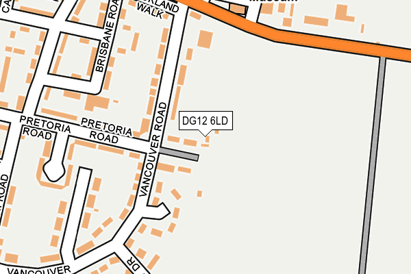 DG12 6LD map - OS OpenMap – Local (Ordnance Survey)