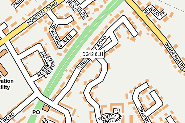 DG12 6LH map - OS OpenMap – Local (Ordnance Survey)