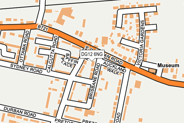 DG12 6NG map - OS OpenMap – Local (Ordnance Survey)
