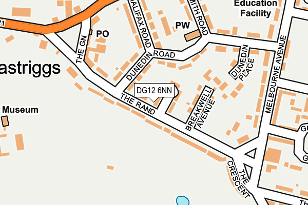 DG12 6NN map - OS OpenMap – Local (Ordnance Survey)