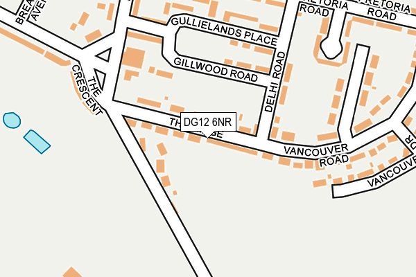 DG12 6NR map - OS OpenMap – Local (Ordnance Survey)