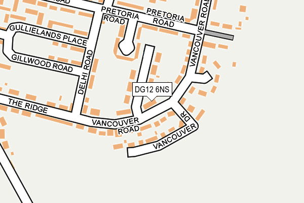 DG12 6NS map - OS OpenMap – Local (Ordnance Survey)