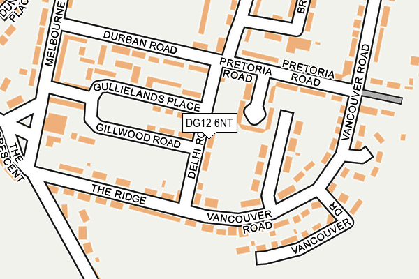 DG12 6NT map - OS OpenMap – Local (Ordnance Survey)