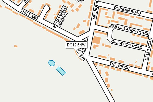 DG12 6NW map - OS OpenMap – Local (Ordnance Survey)