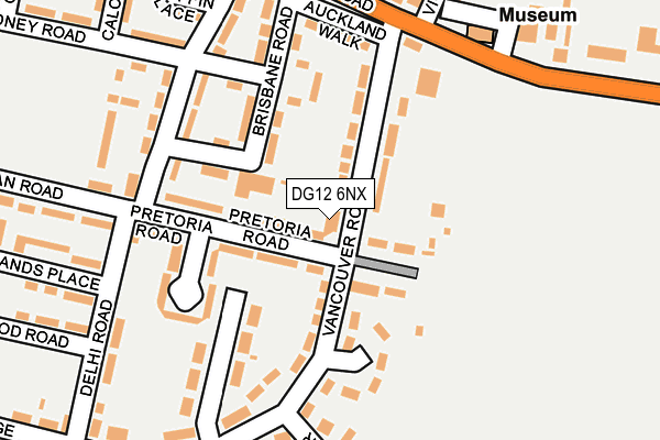 DG12 6NX map - OS OpenMap – Local (Ordnance Survey)