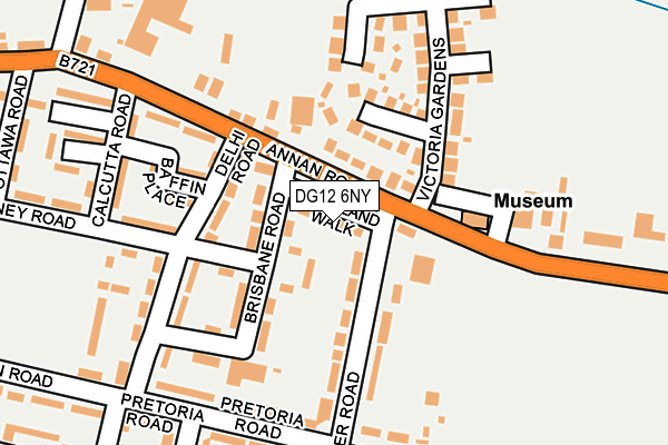 DG12 6NY map - OS OpenMap – Local (Ordnance Survey)