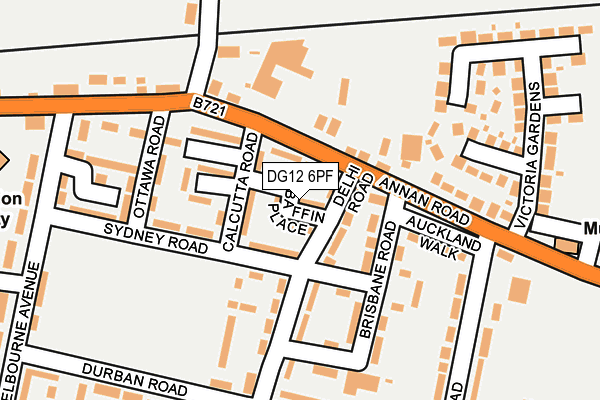 DG12 6PF map - OS OpenMap – Local (Ordnance Survey)