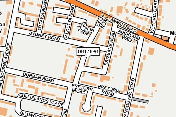 DG12 6PG map - OS OpenMap – Local (Ordnance Survey)