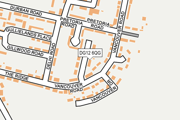 DG12 6QG map - OS OpenMap – Local (Ordnance Survey)