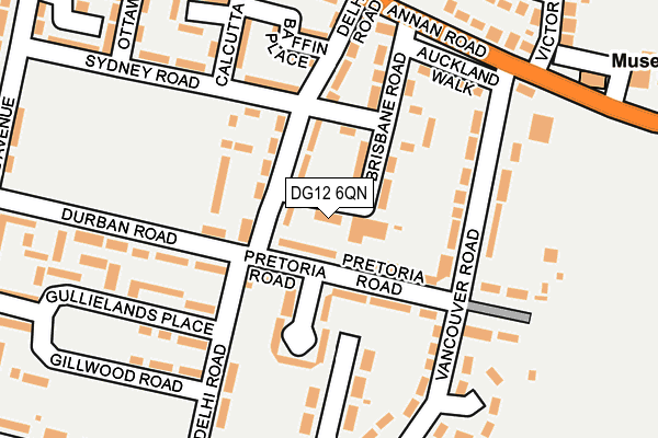 DG12 6QN map - OS OpenMap – Local (Ordnance Survey)