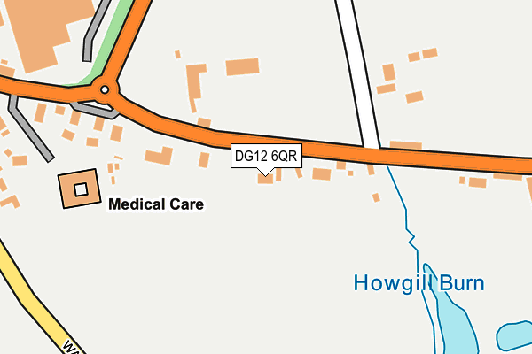 DG12 6QR map - OS OpenMap – Local (Ordnance Survey)
