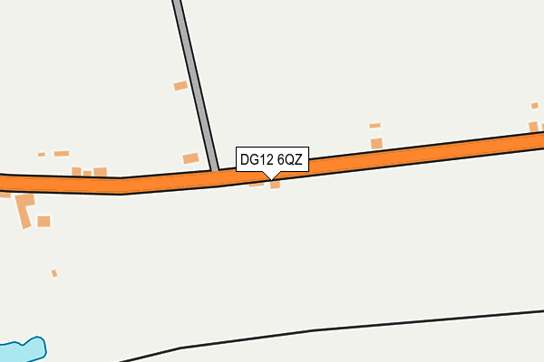 DG12 6QZ map - OS OpenMap – Local (Ordnance Survey)