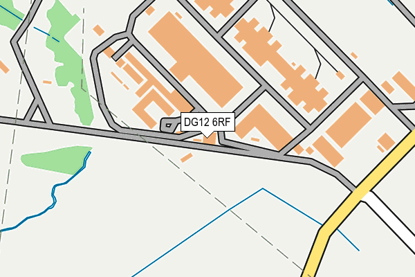 DG12 6RF map - OS OpenMap – Local (Ordnance Survey)