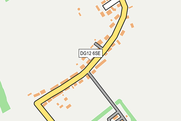 DG12 6SE map - OS OpenMap – Local (Ordnance Survey)