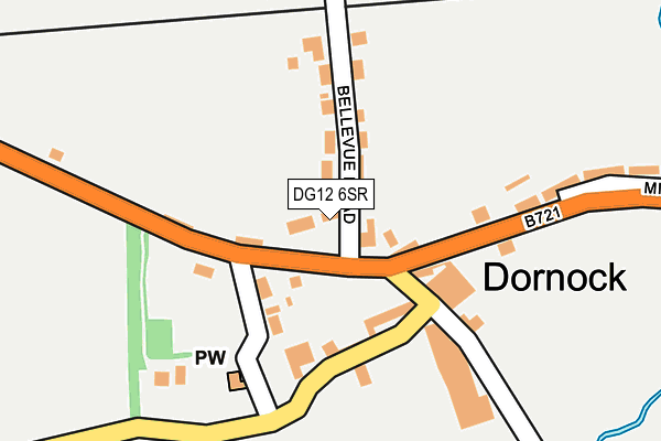 DG12 6SR map - OS OpenMap – Local (Ordnance Survey)